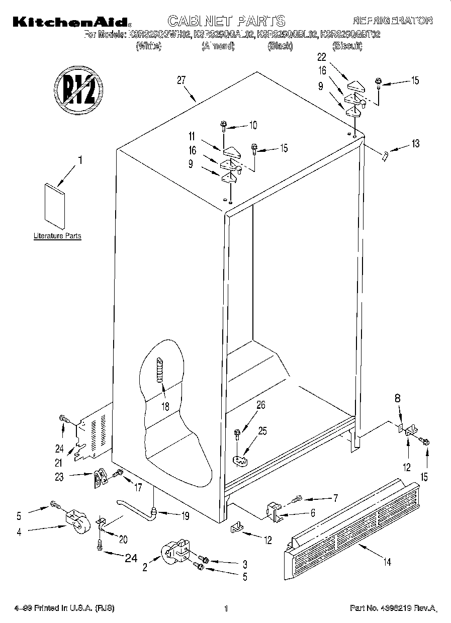 01 - CABINET, LITERATURE