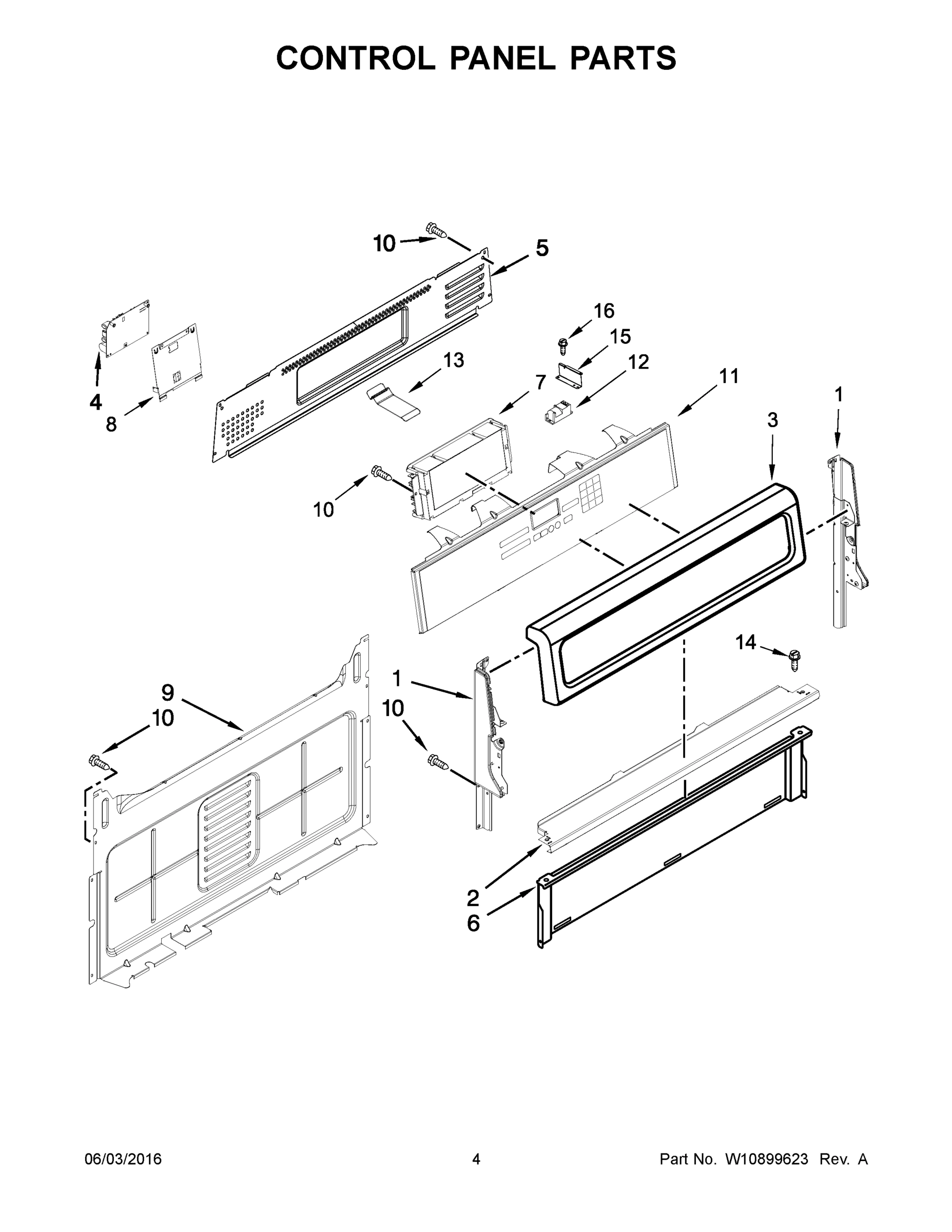 03 - CONTROL PANEL PARTS