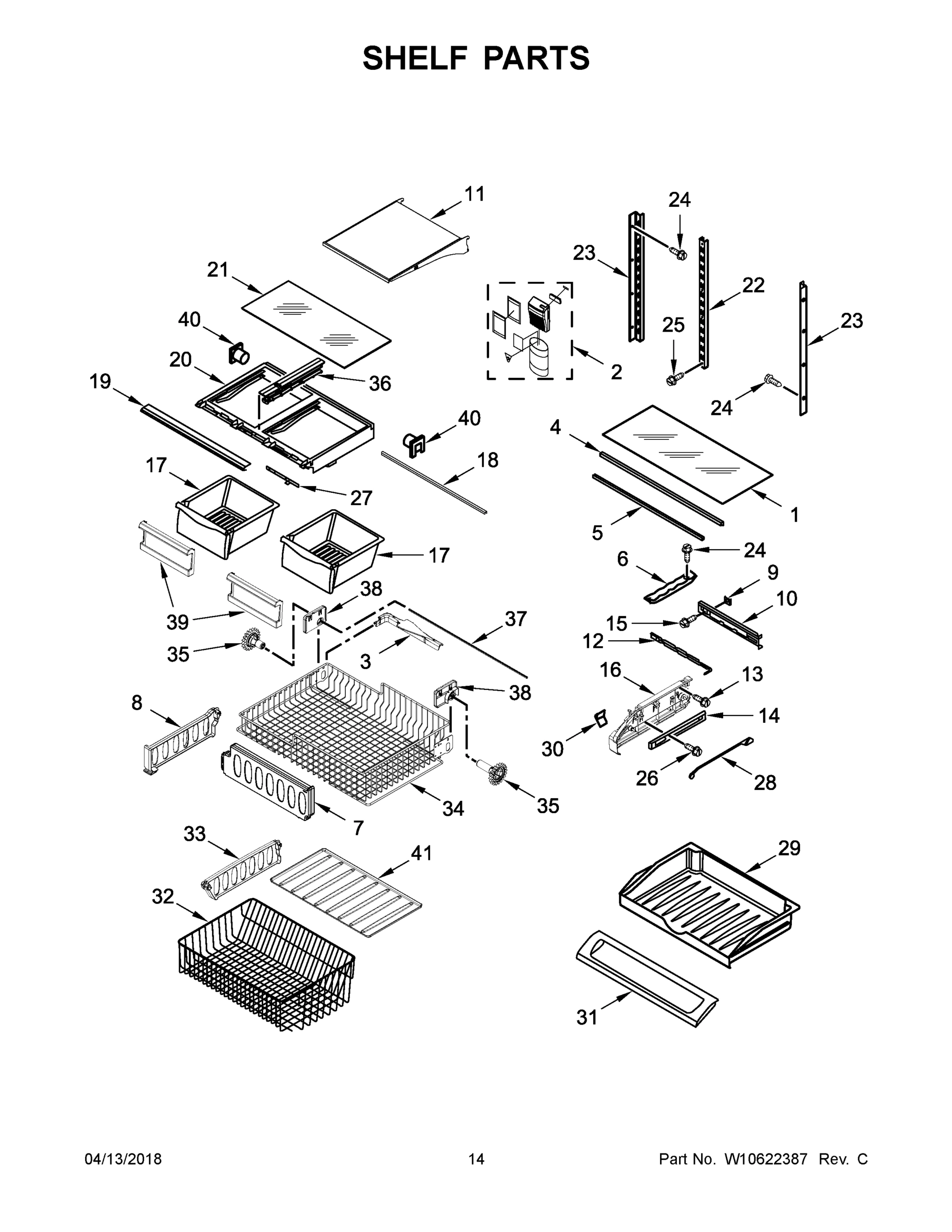 08 - SHELF PARTS