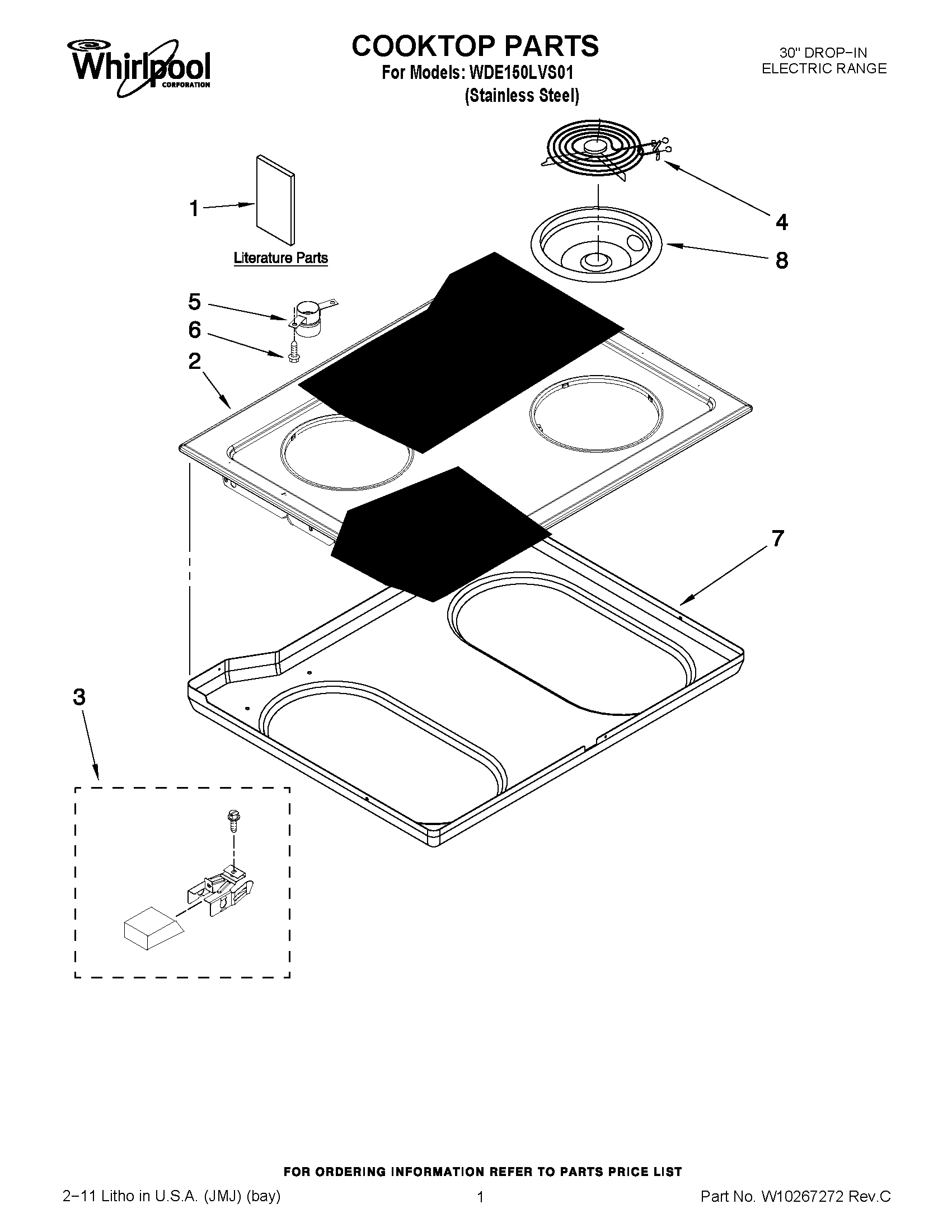 01 - COOKTOP PARTS
