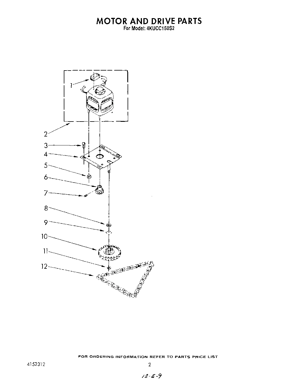 02 - MOTOR AND DRIVE , LIT/OPTIONAL