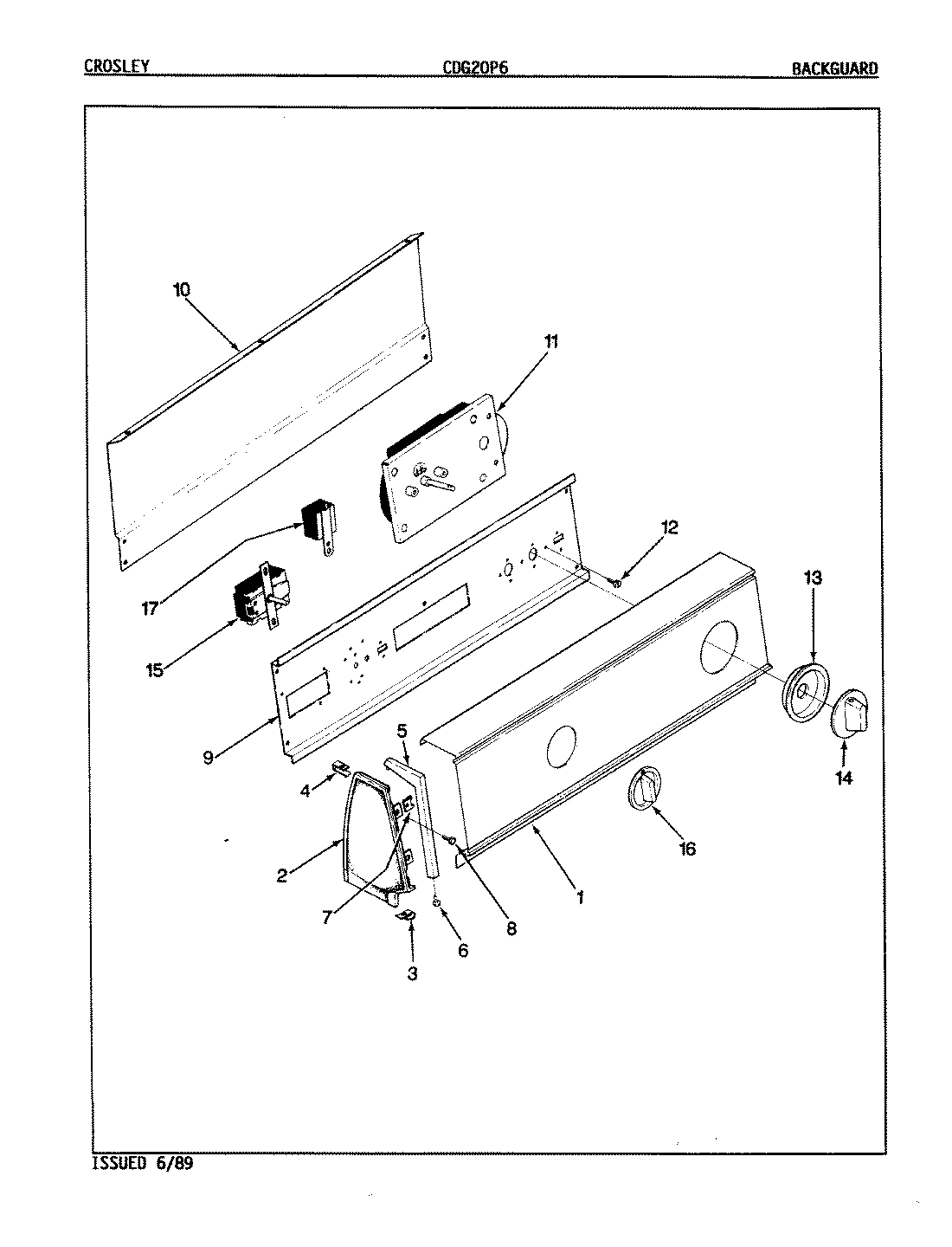01 - CONTROL PANEL (ORIG. REV. A-D)