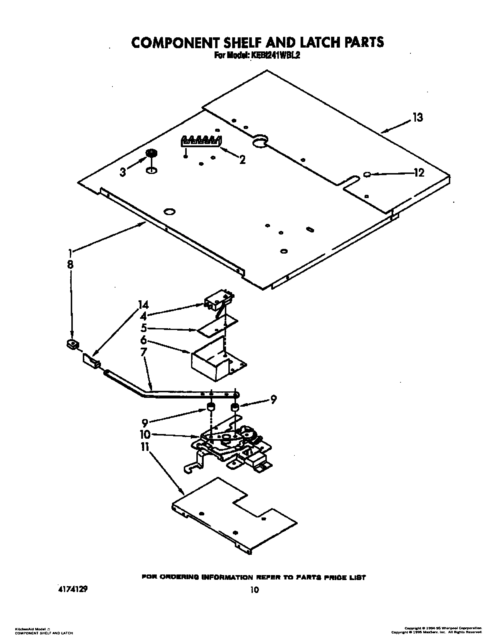 07 - COMPONENT SHELF AND LATCH