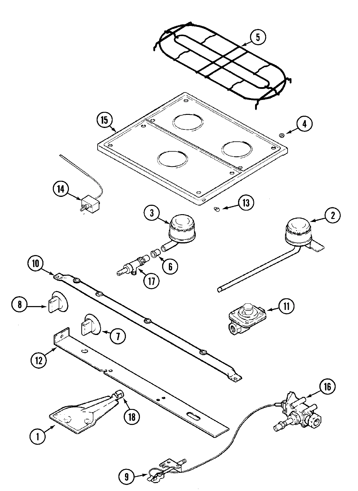 03 - TOP & GAS CONTROLS (BDB, BDH, BDL)