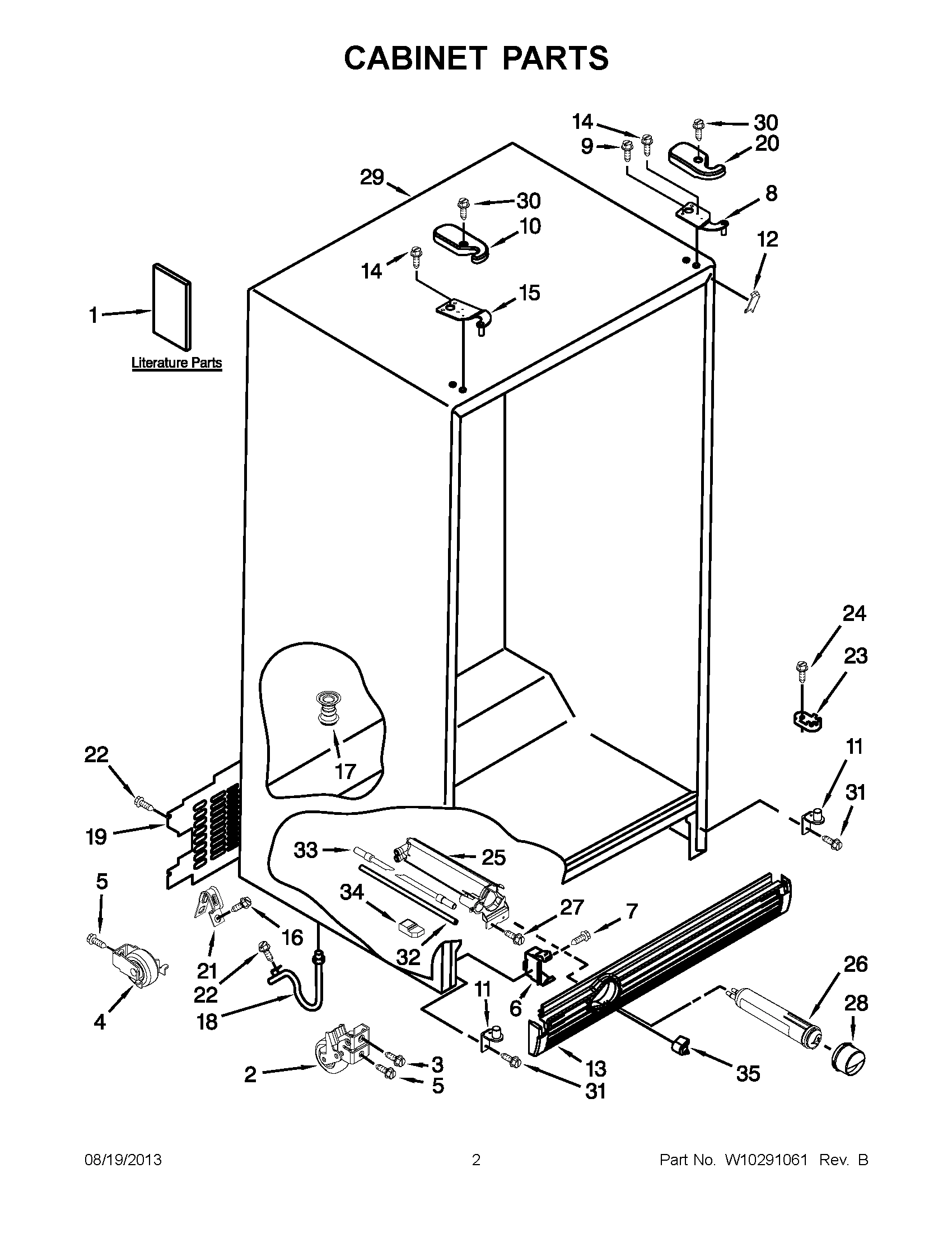 02 - CABINET PARTS