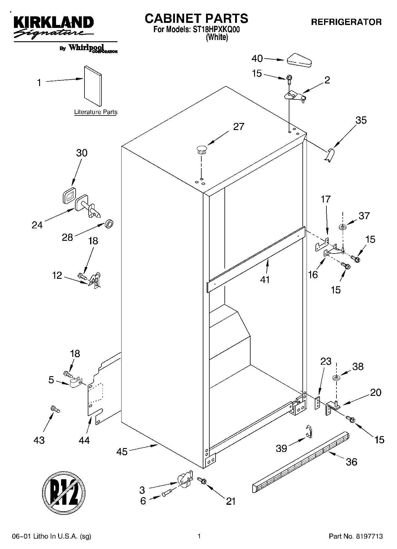 01 - CABINET, LITERATURE