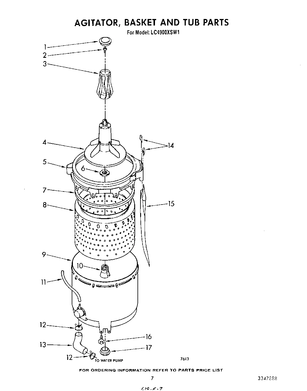06 - AGITATOR, BASKET AND TUB