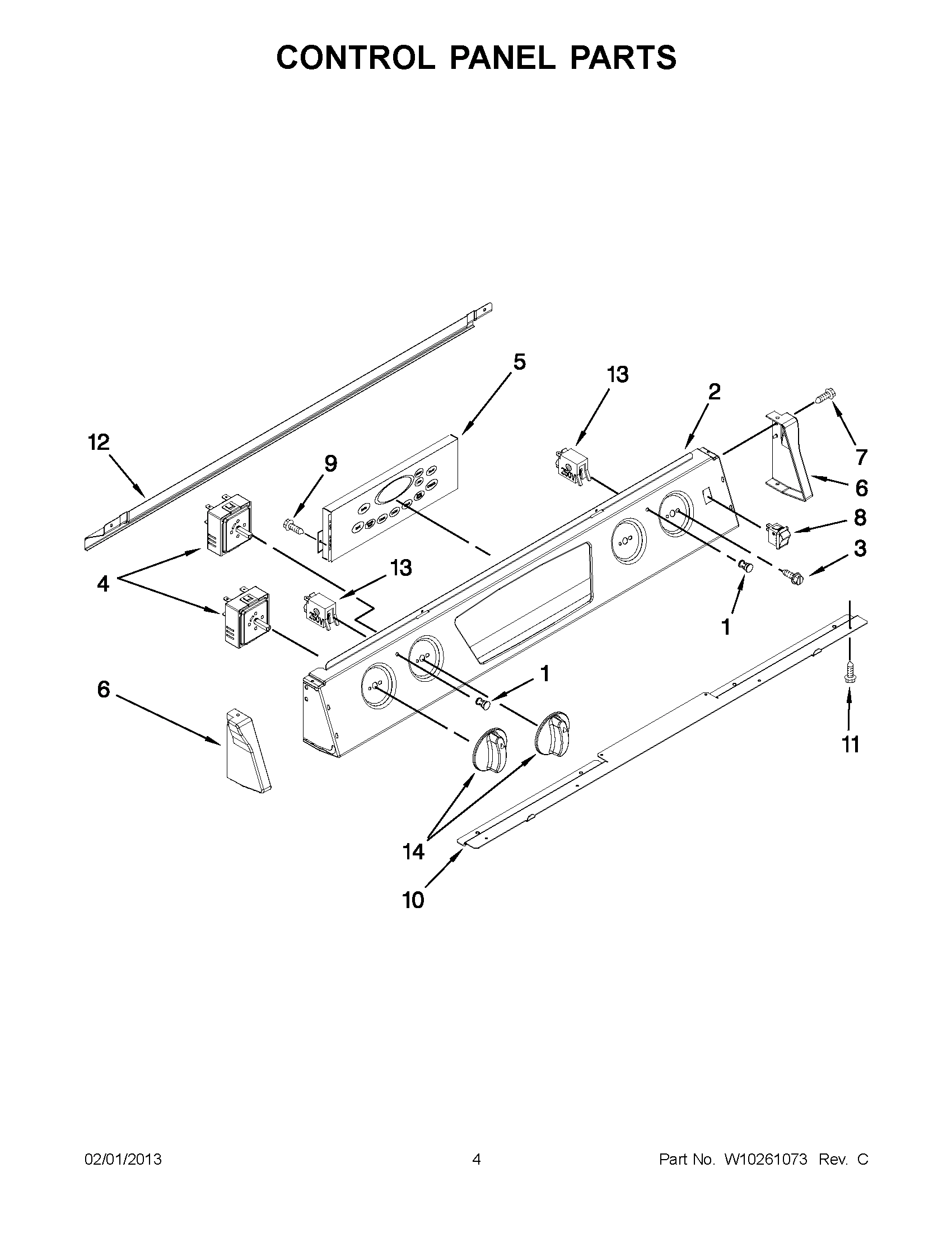 02 - CONTROL PANEL PARTS