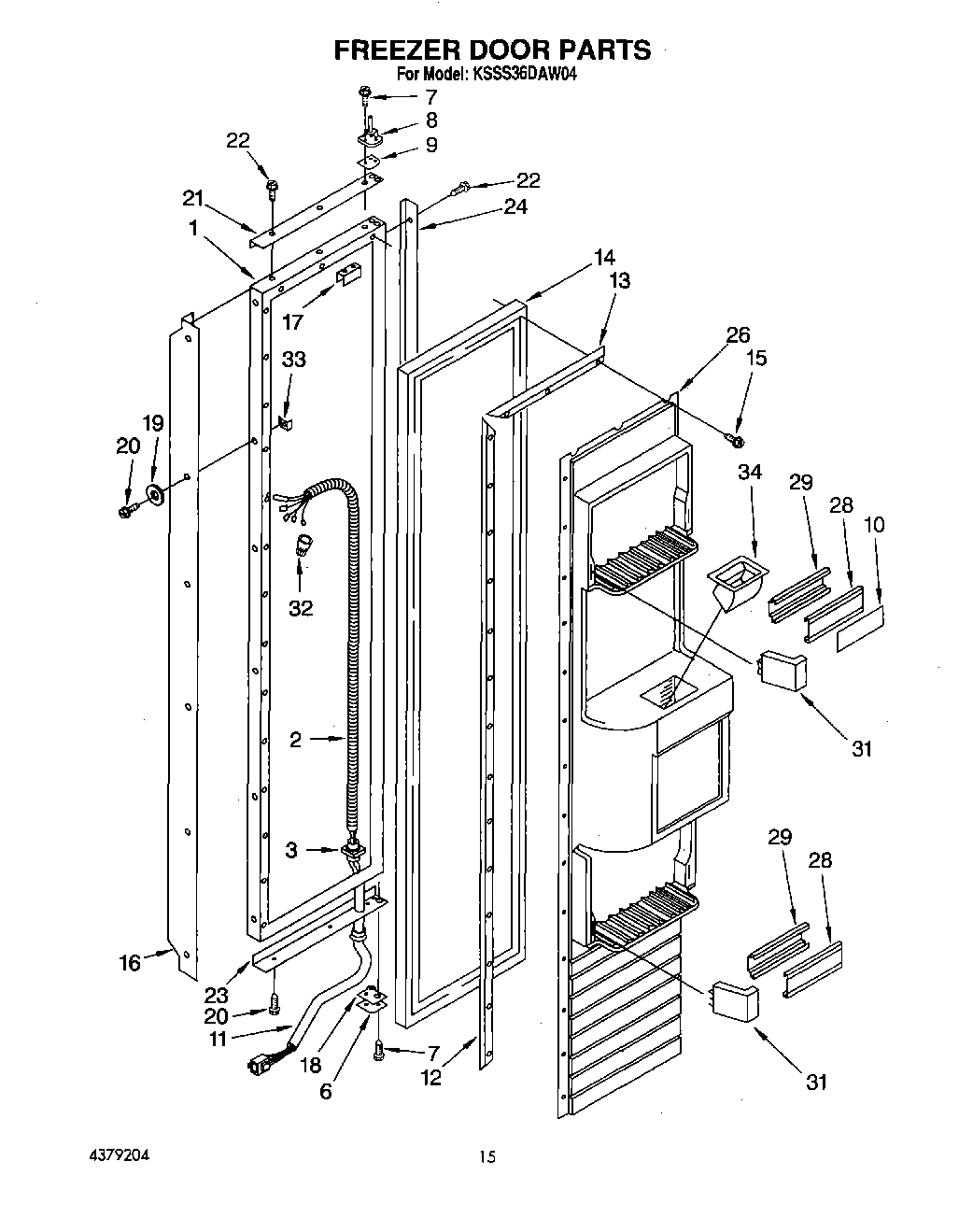 11 - FREEZER DOOR