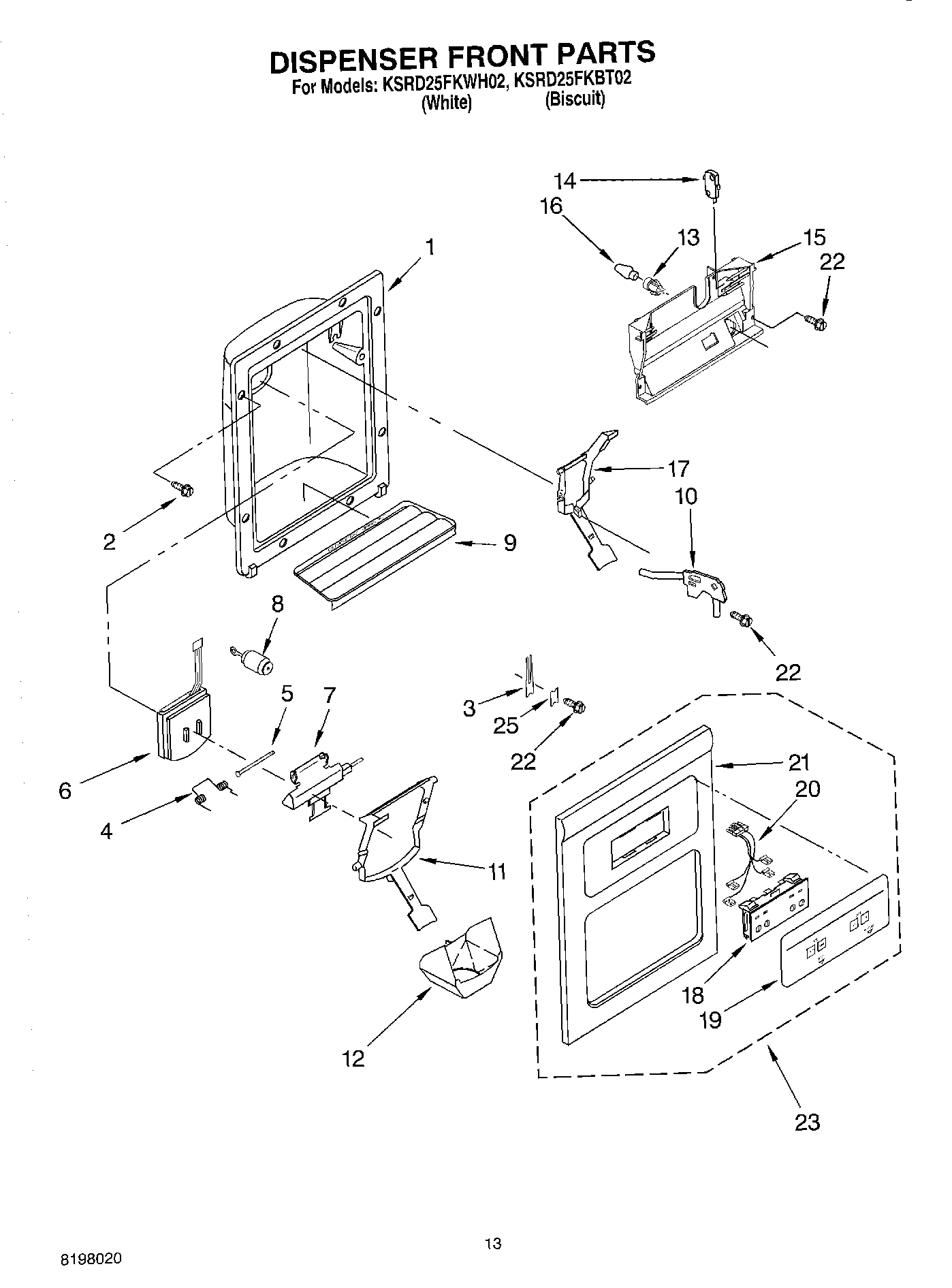 08 - DISPENSER FRONT
