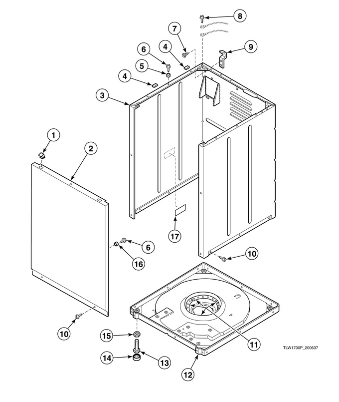 Front Panel, Cabinet And Base