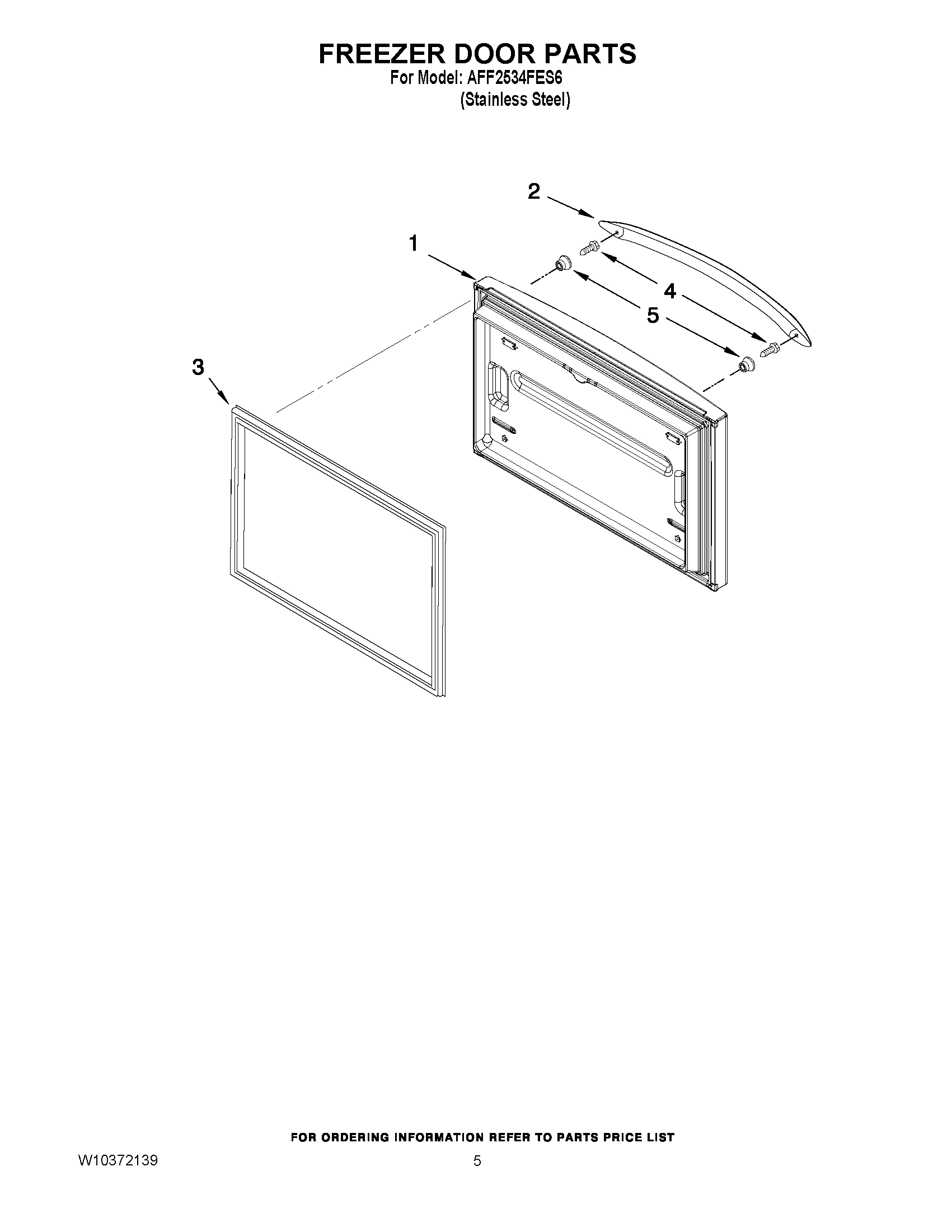 03 - FREEZER DOOR PARTS