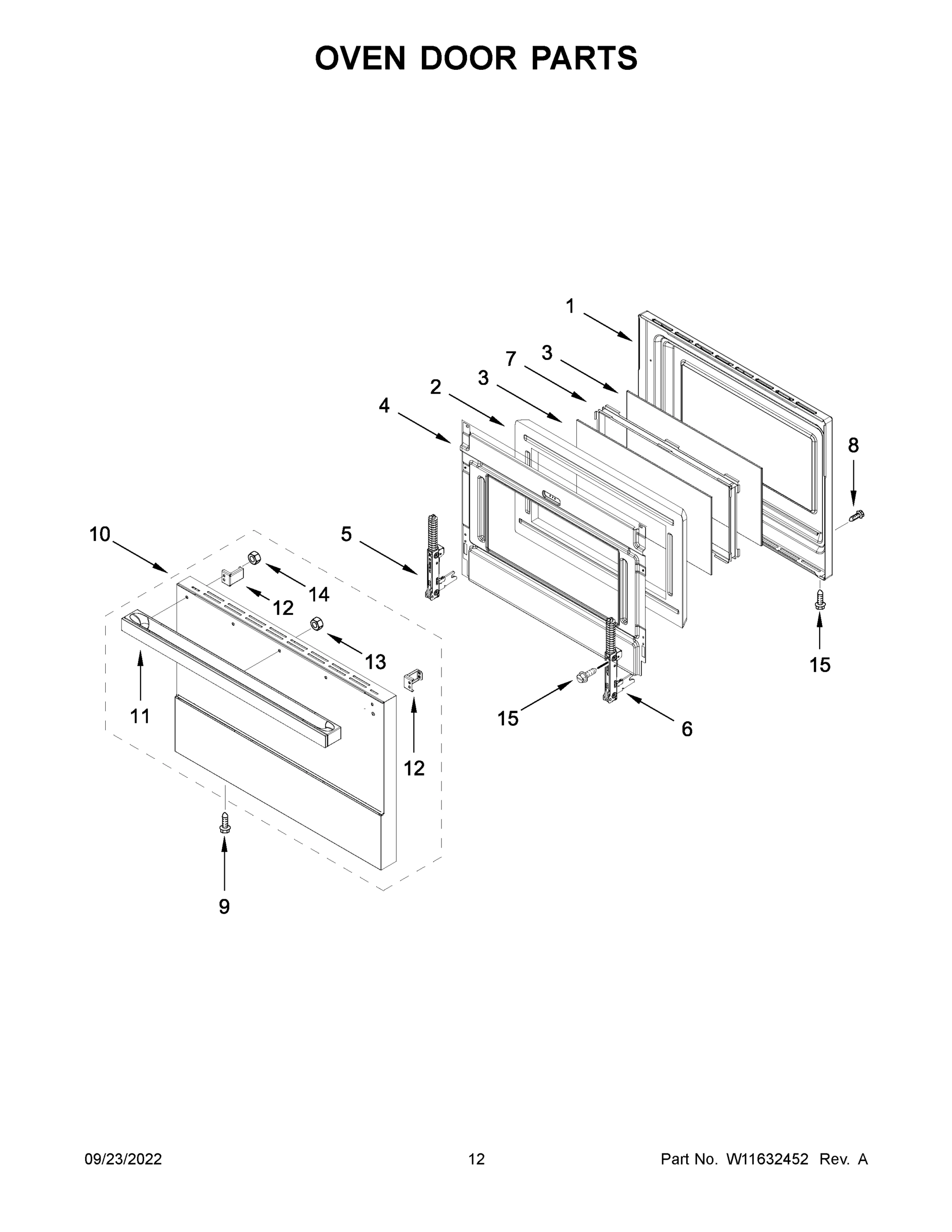07 - OVEN DOOR PARTS
