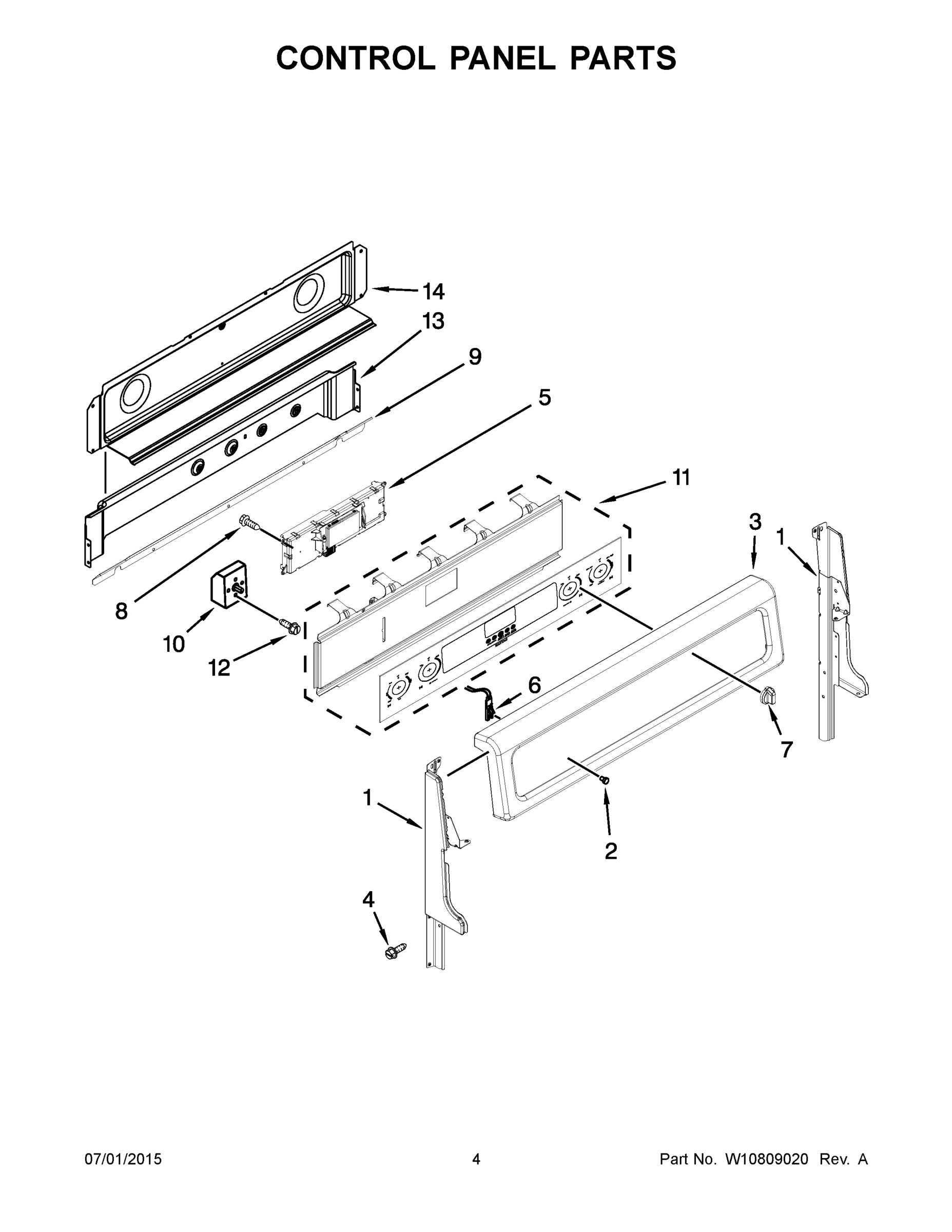 03 - CONTROL PANEL PARTS