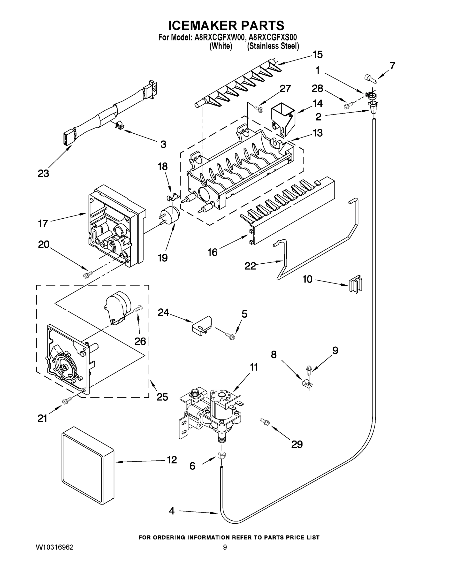 05 - ICEMAKER PARTS