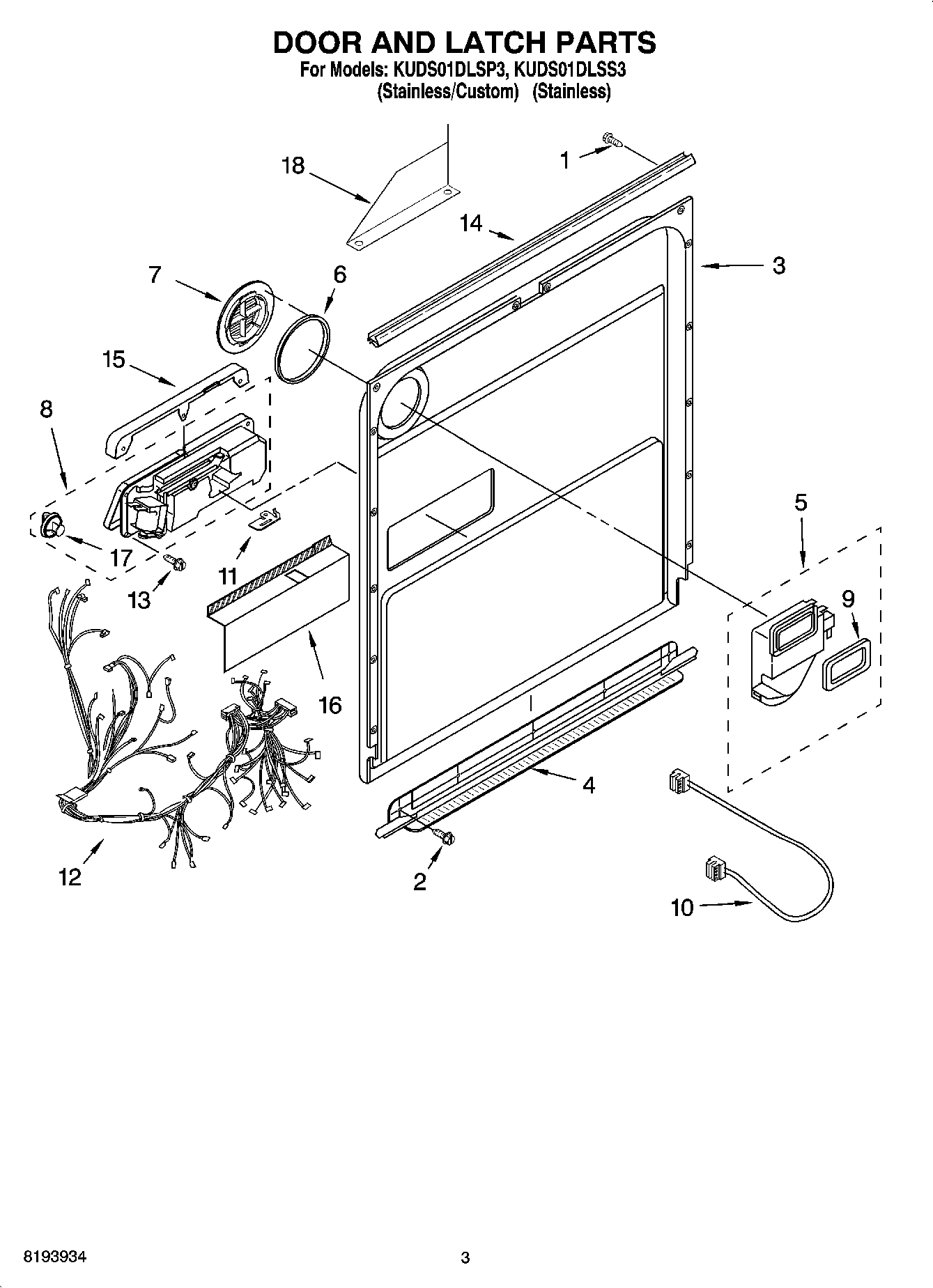 03 - DOOR AND LATCH PARTS