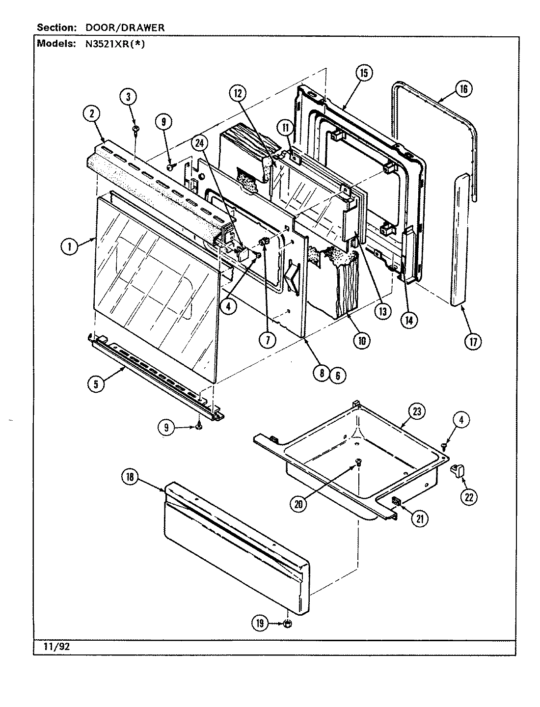 05 - DOOR/DRAWER (N3521XR)