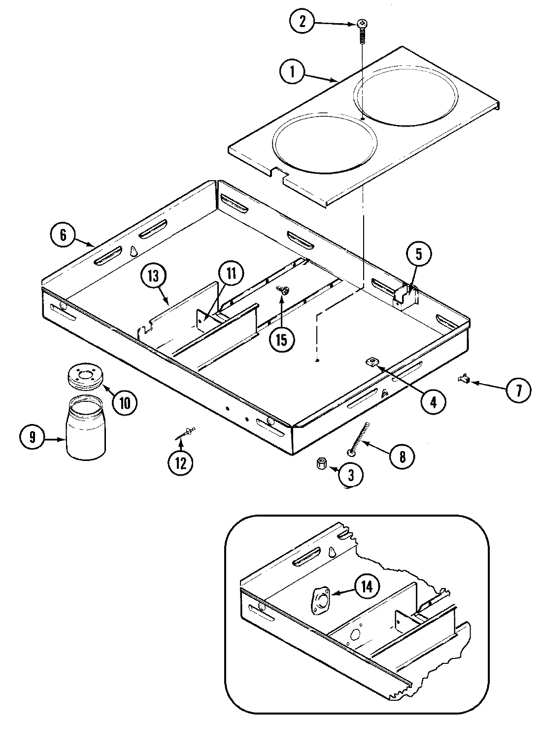 02 - BURNER BOX ASSEMBLY (C206)