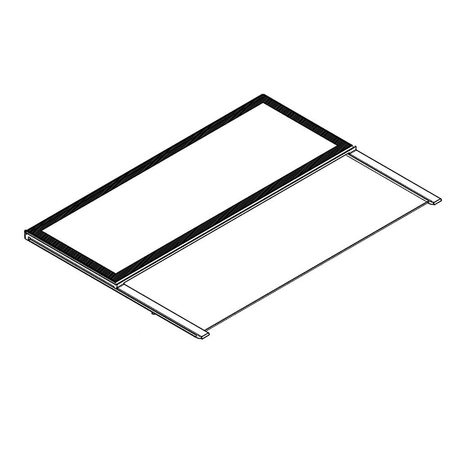 W11424097 Whirlpool Refrigerator Glass Shelf