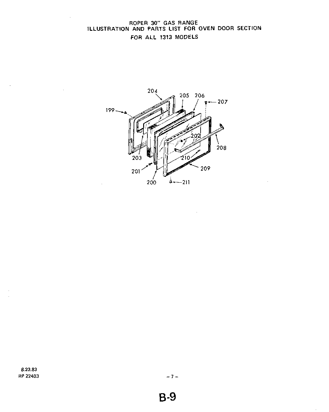 06 - OVEN DOOR
