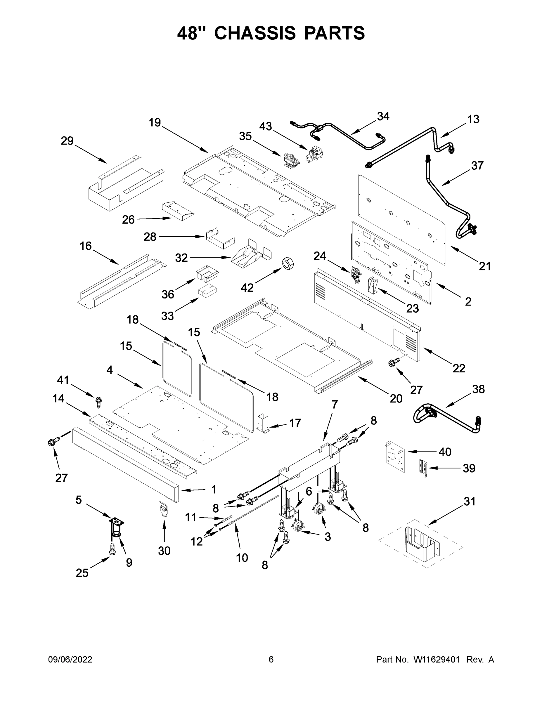 04 - 48" CHASSIS PARTS