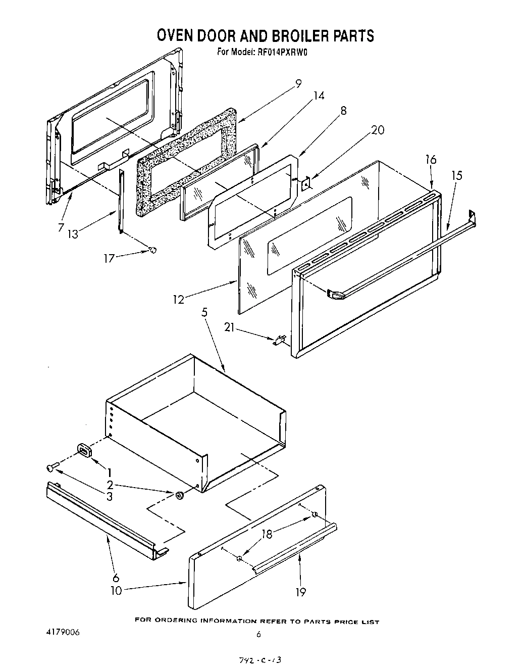 05 - OVEN DOOR AND BROILER