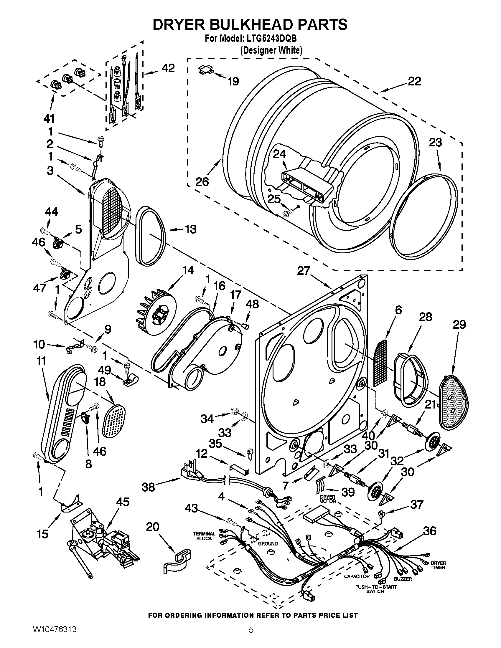 04 - DRYER BULKHEAD PARTS