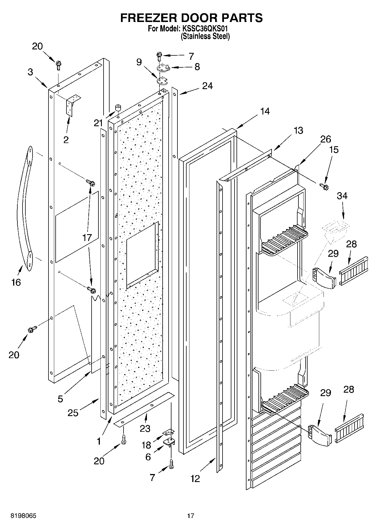 11 - FREEZER DOOR