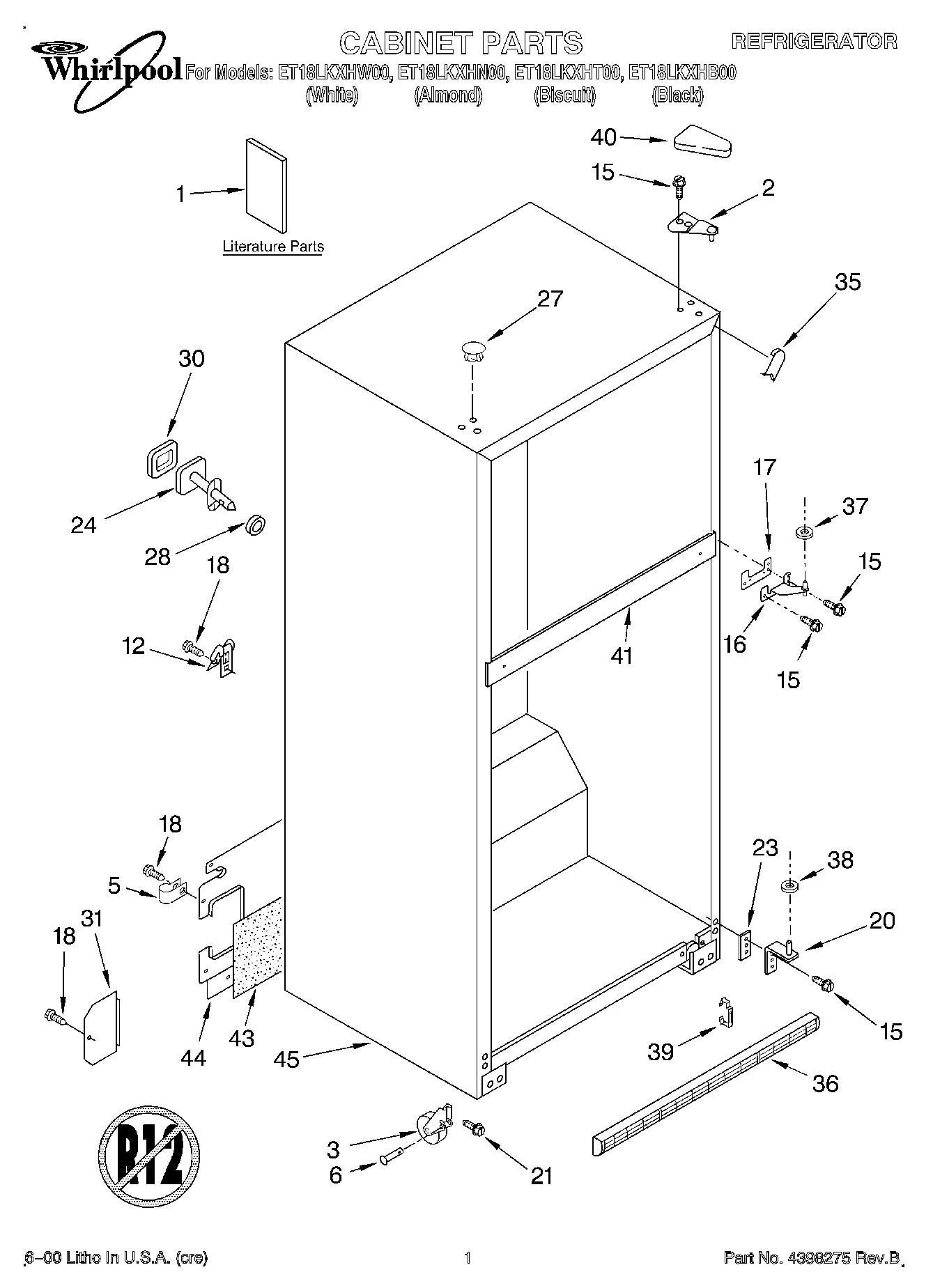 01 - CABINET, LITERATURE
