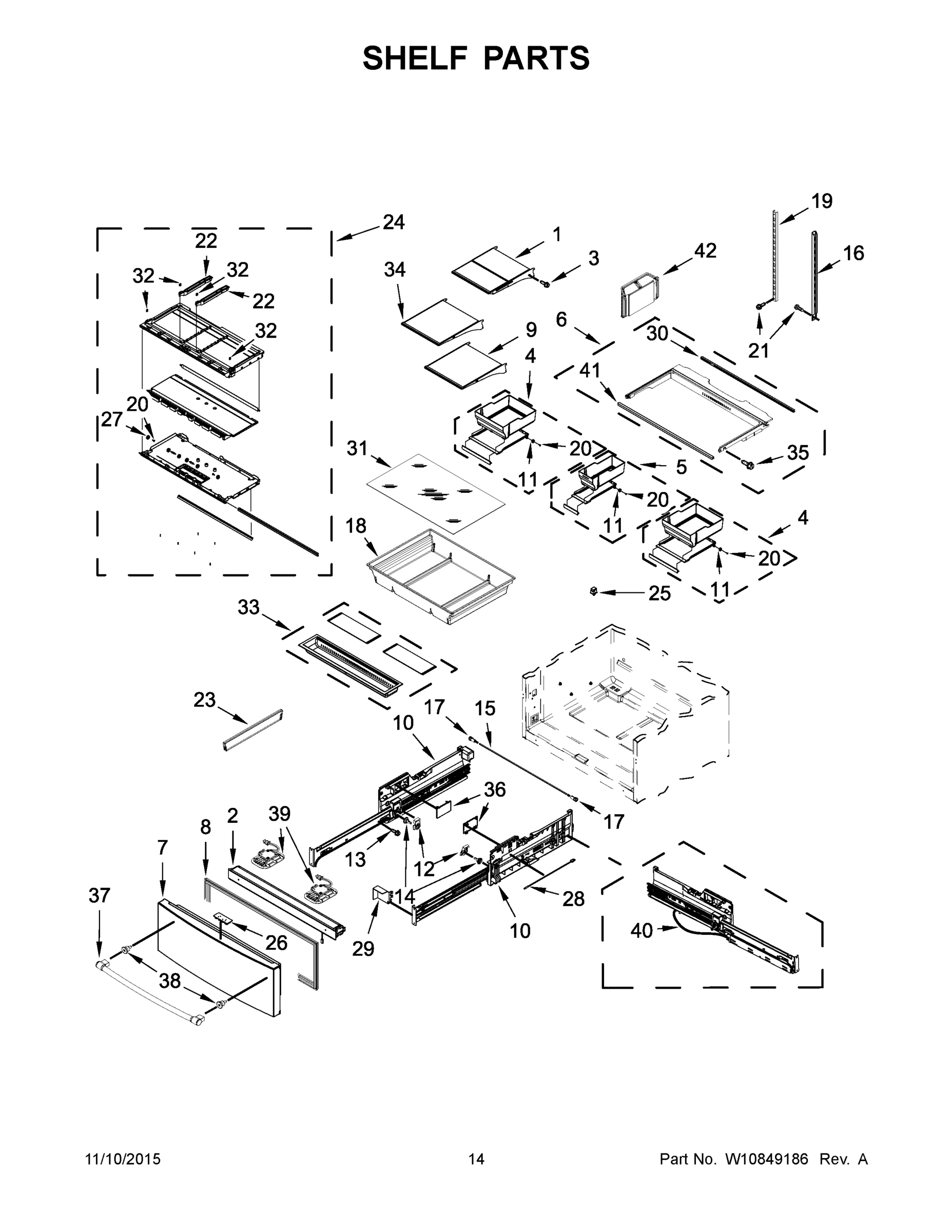 08 - SHELF PARTS