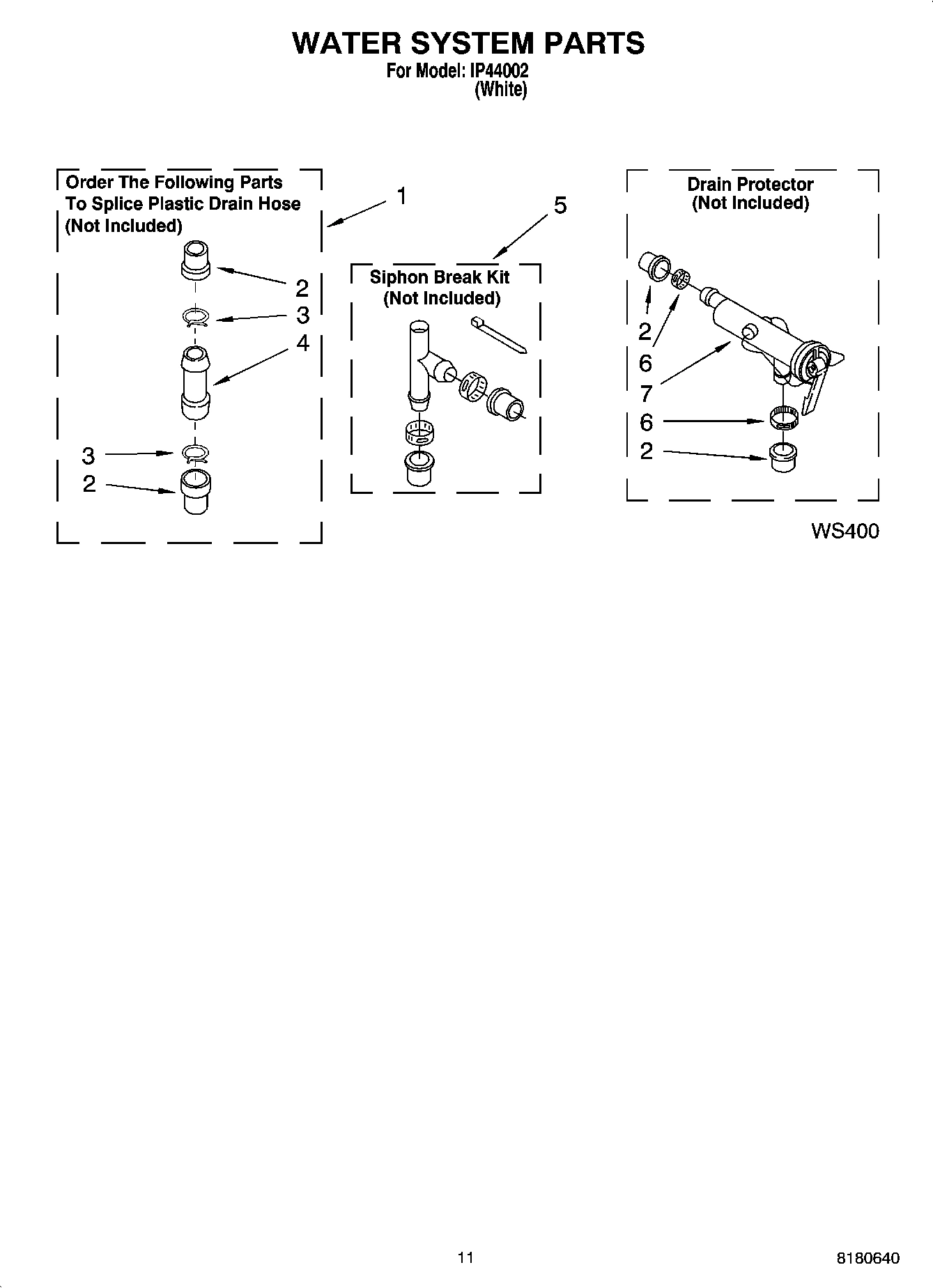 07 - WATER SYSTEM PARTS