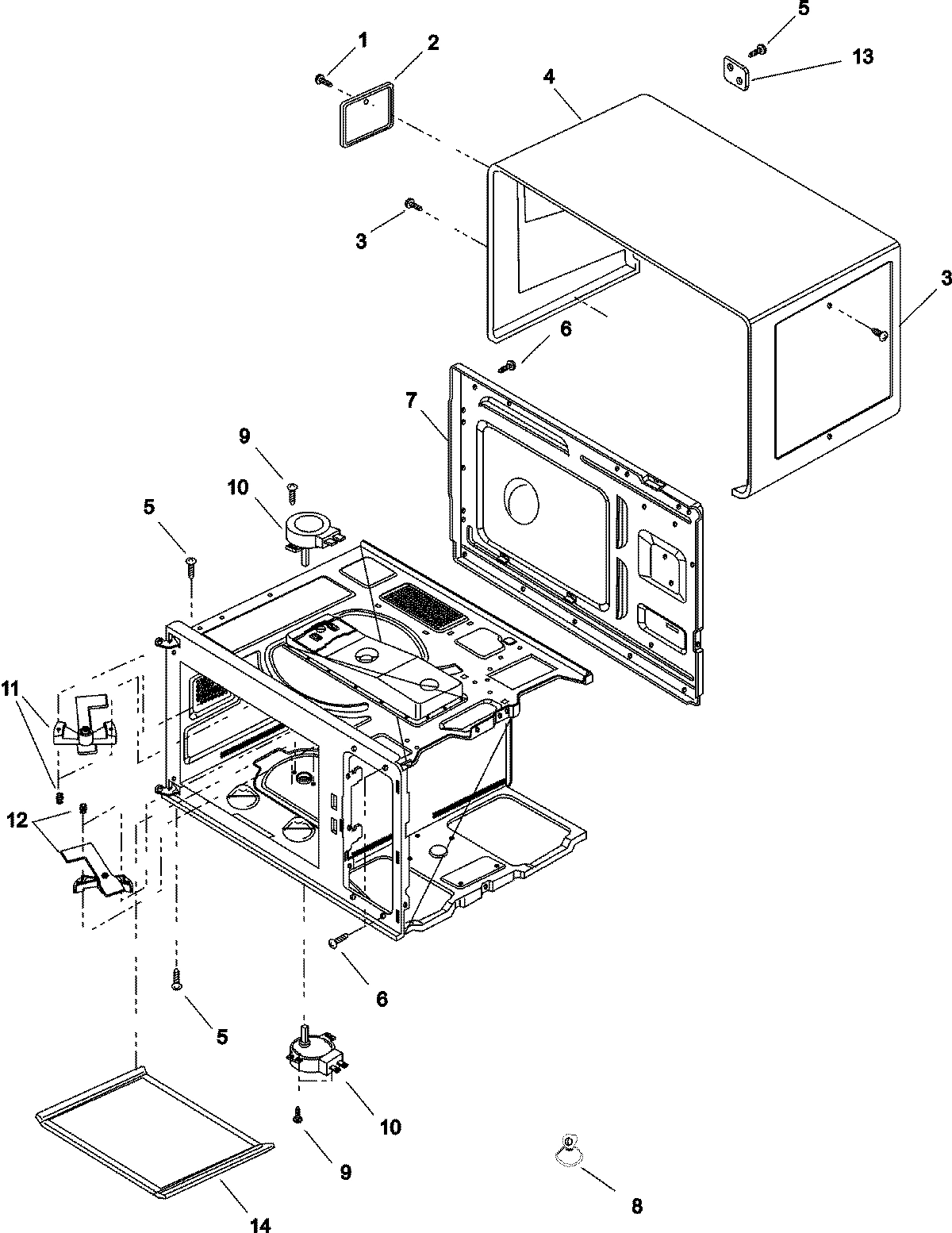 01 - ANTENNA, TRAY, OUTERCASE,