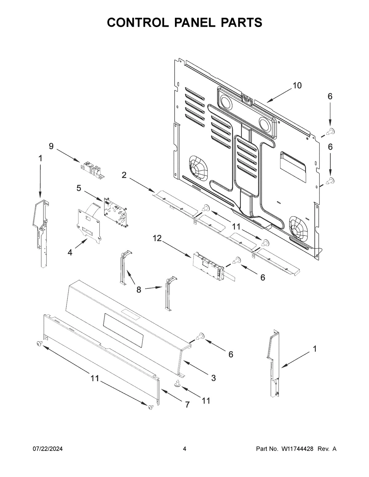 03 - CONTROL PANEL PARTS