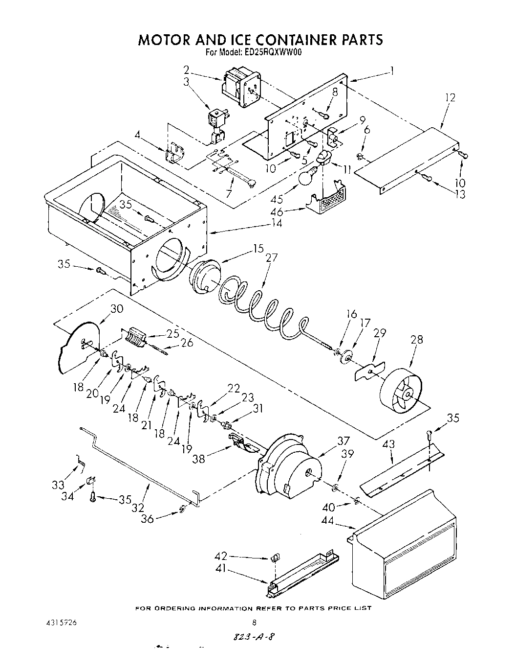 06 - MOTOR AND ICE CONTAINER