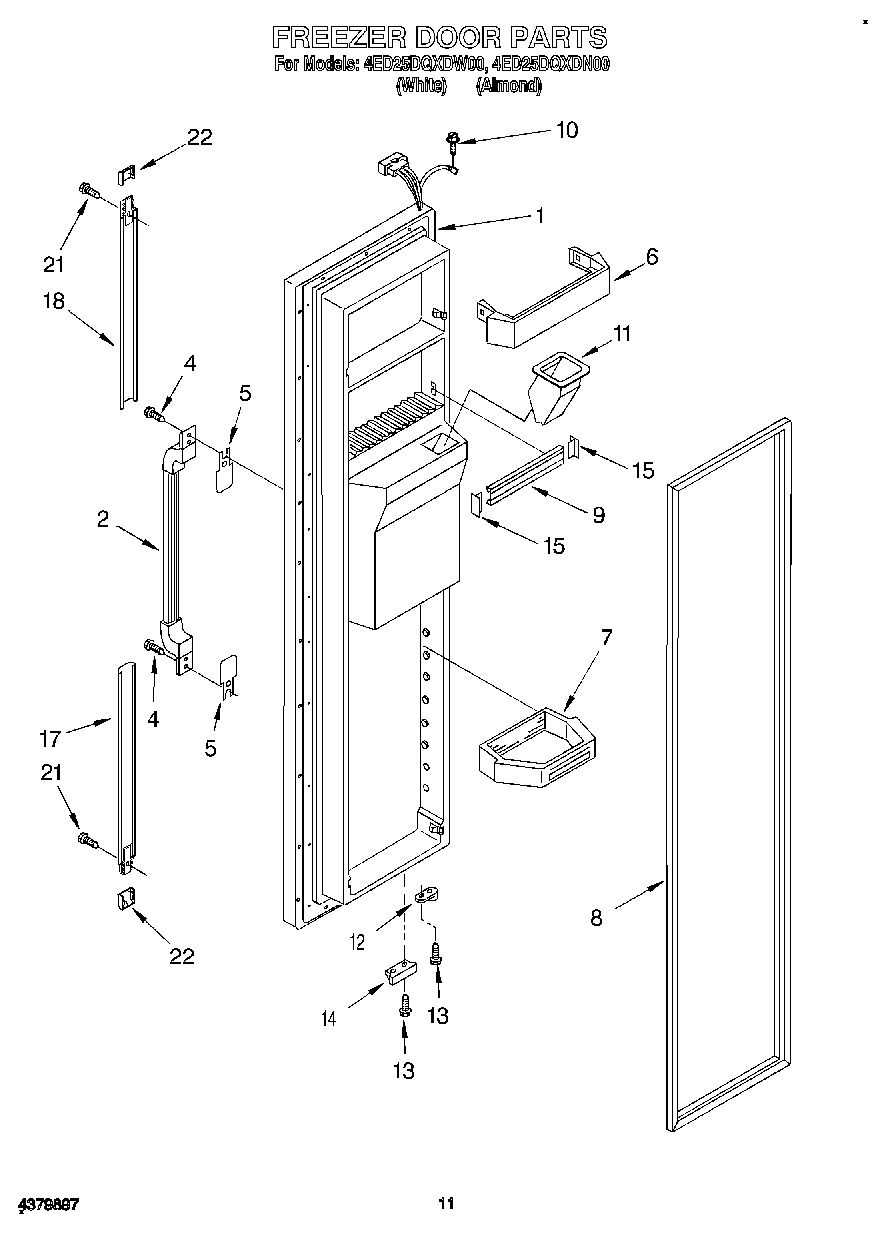 07 - FREEZER DOOR