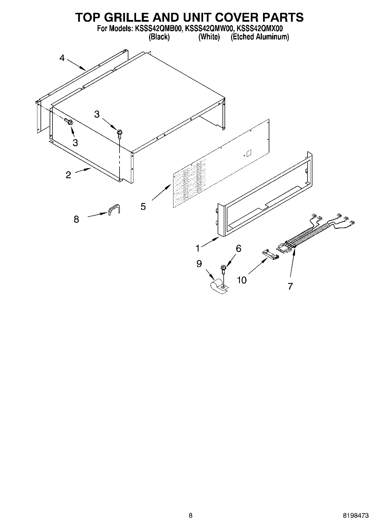 06 - TOP GRILLE AND UNIT COVER PARTS