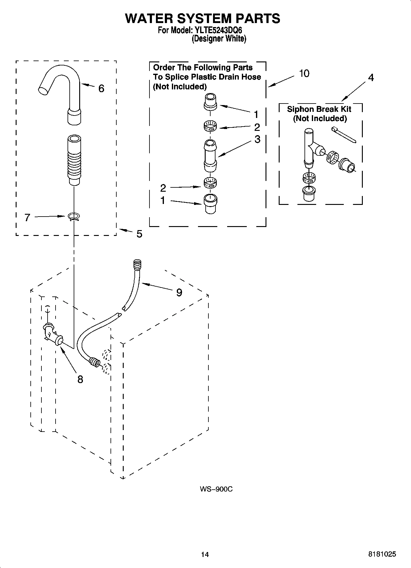 11 - WATER SYSTEM PARTS