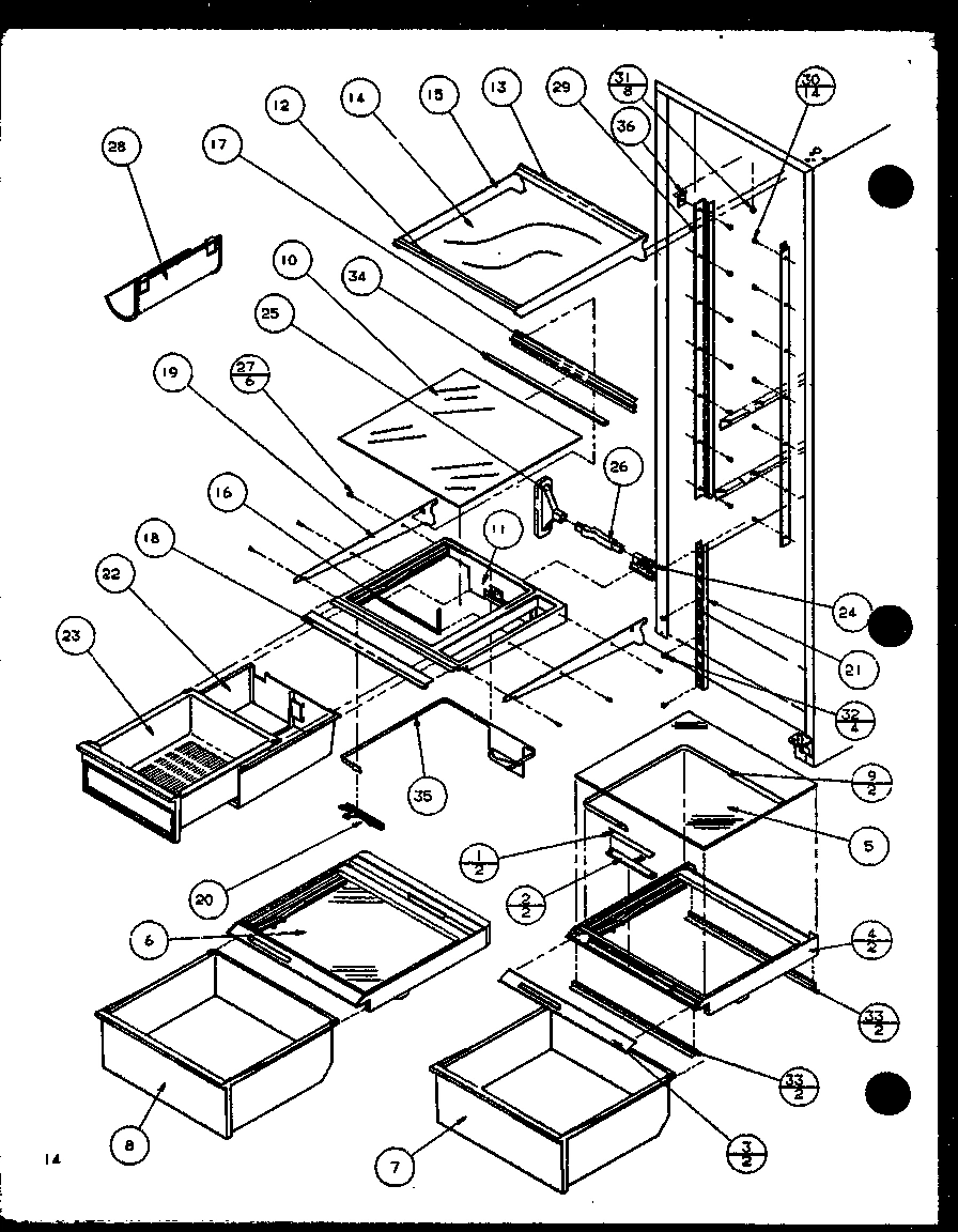 10 - REF SHELVING AND DRAWERS