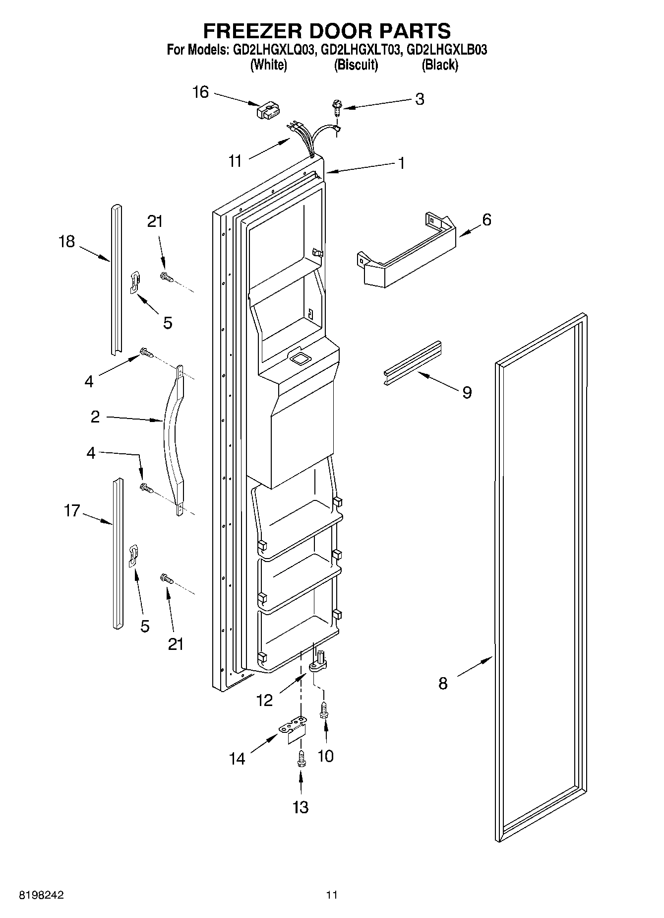 08 - FREEZER DOOR
