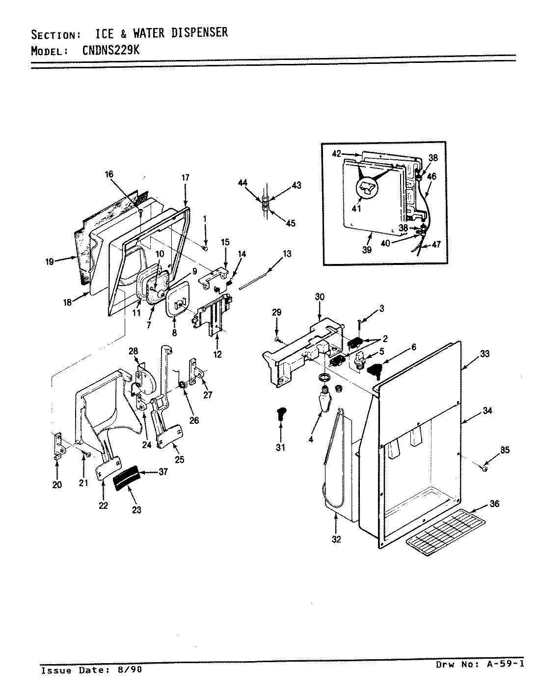 05 - ICE & WATER DISPENSER