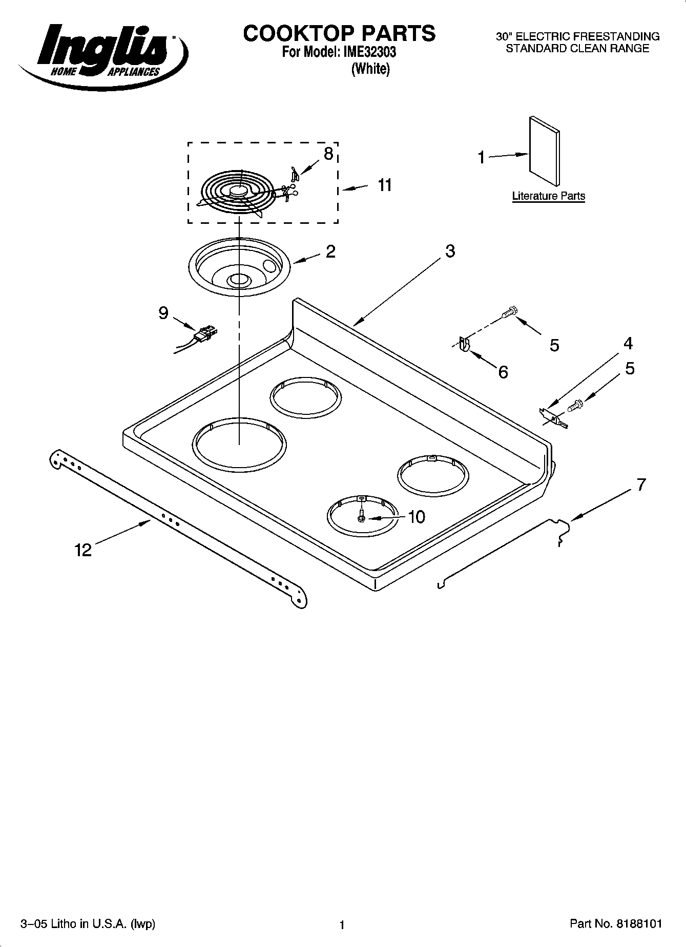 01 - COOKTOP PARTS