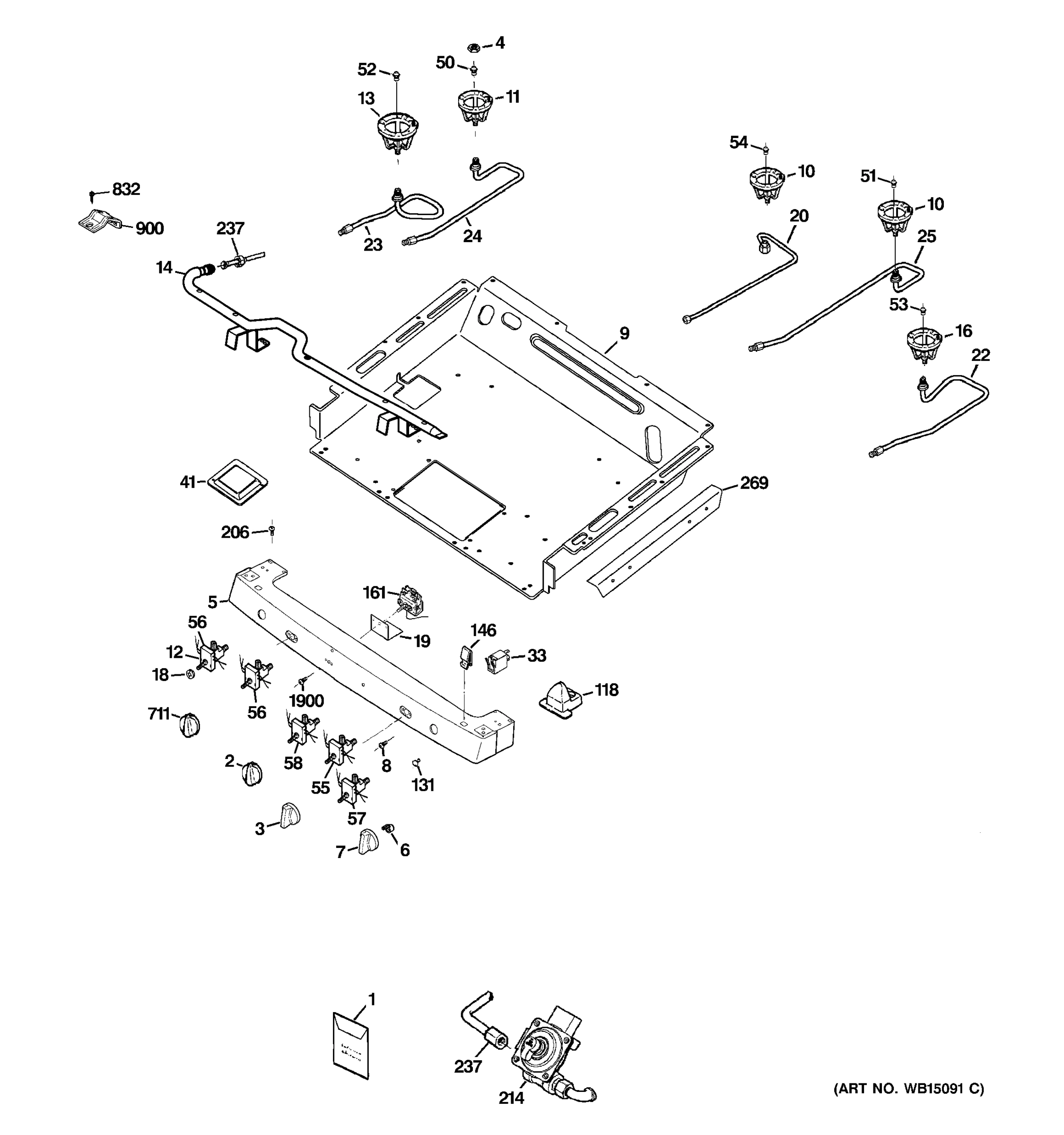 GAS & BURNER PARTS