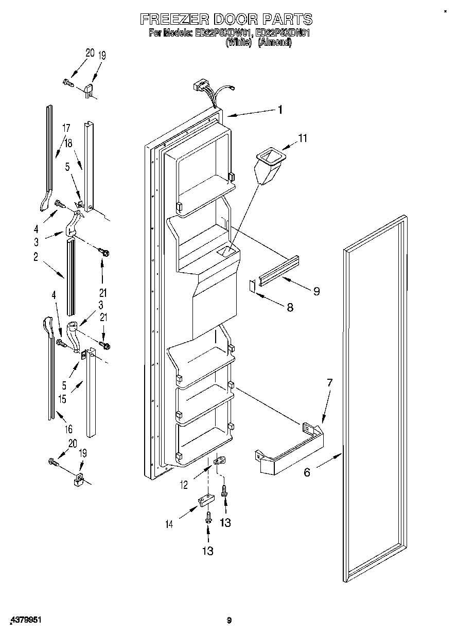 07 - FREEZER DOOR
