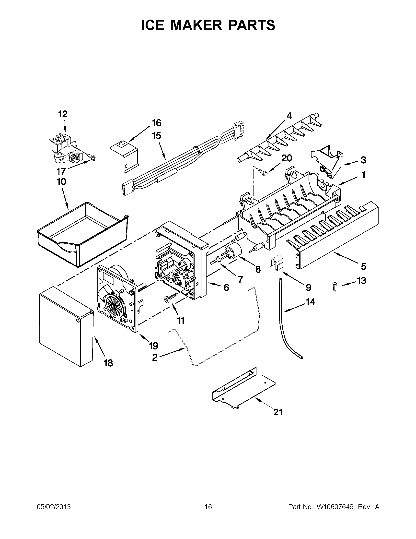 08 - ICE MAKER PARTS