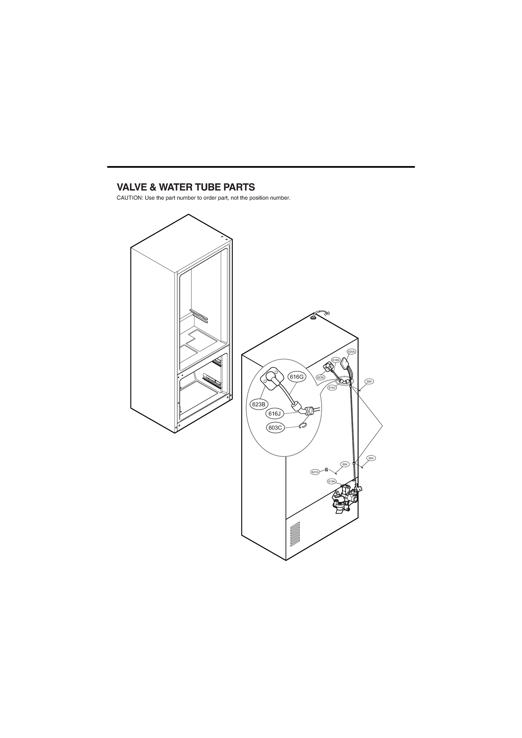VALVE & WATER TUBE PARTS