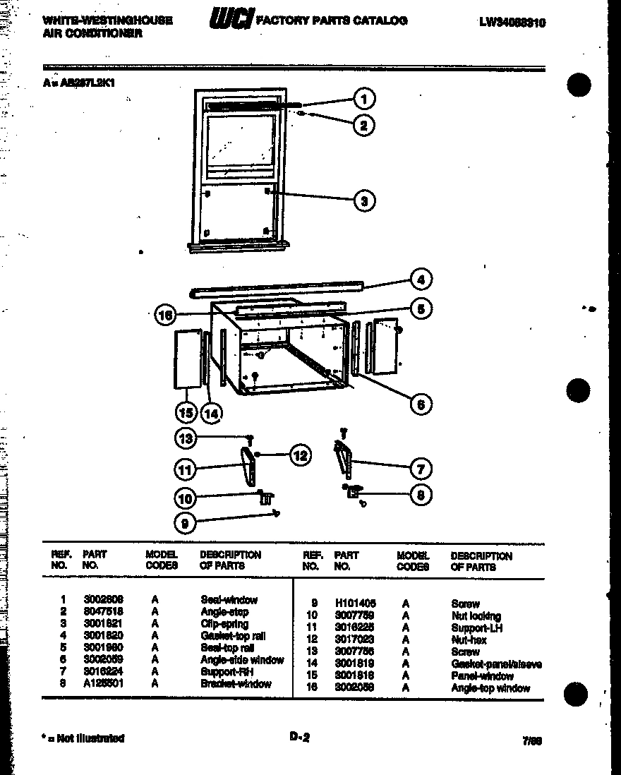 06 - CABINET AND INSTALLATION PARTS