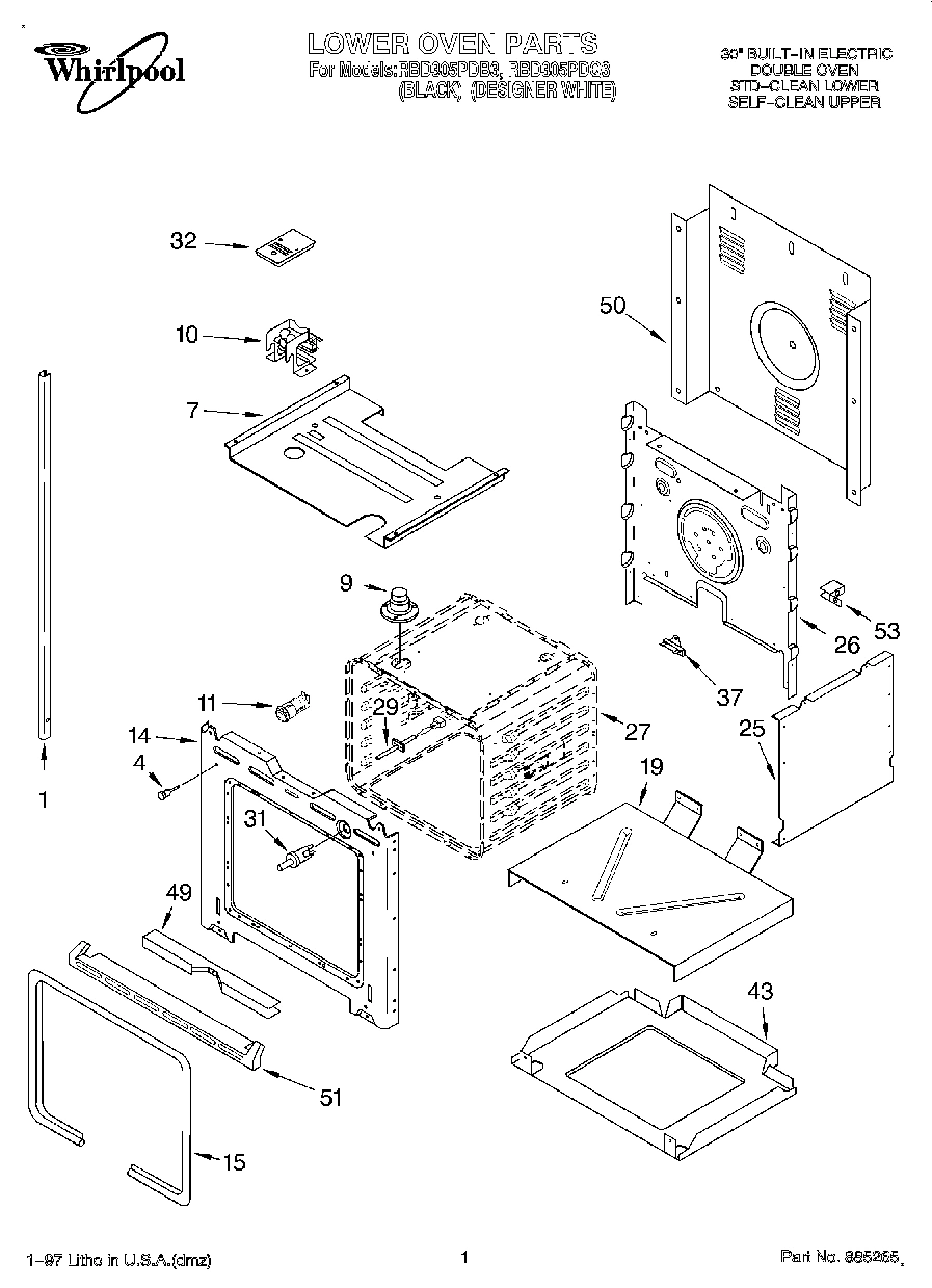 01 - LOWER OVEN
