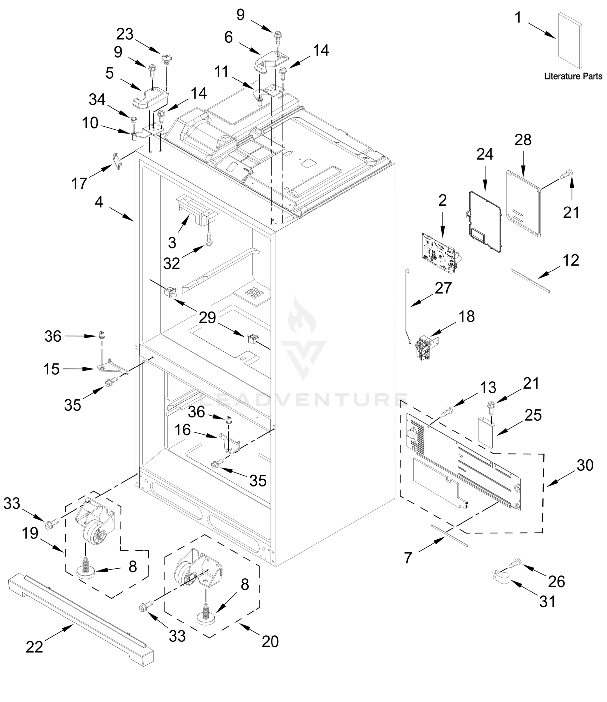 CABINET PARTS