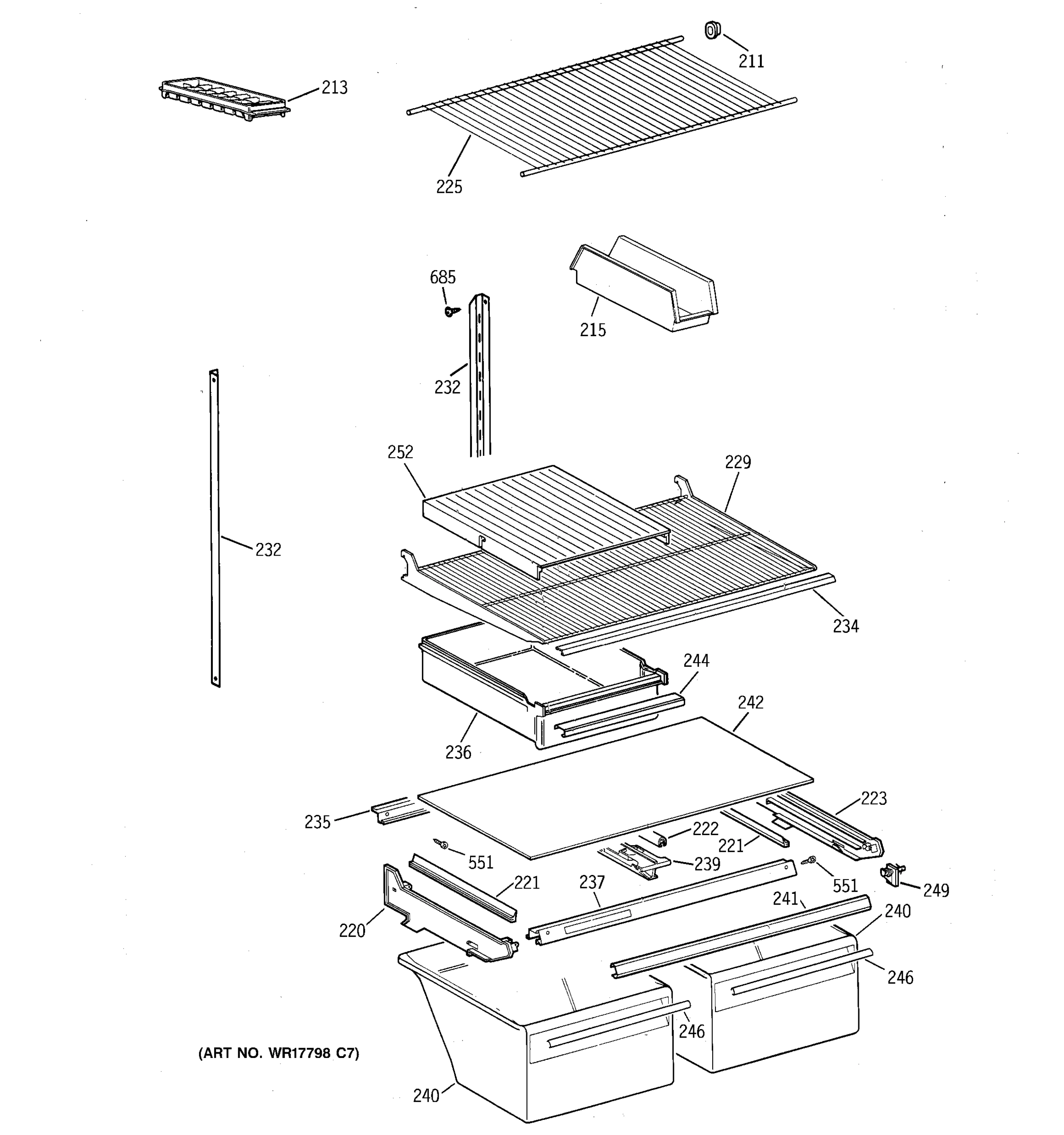 SHELF PARTS
