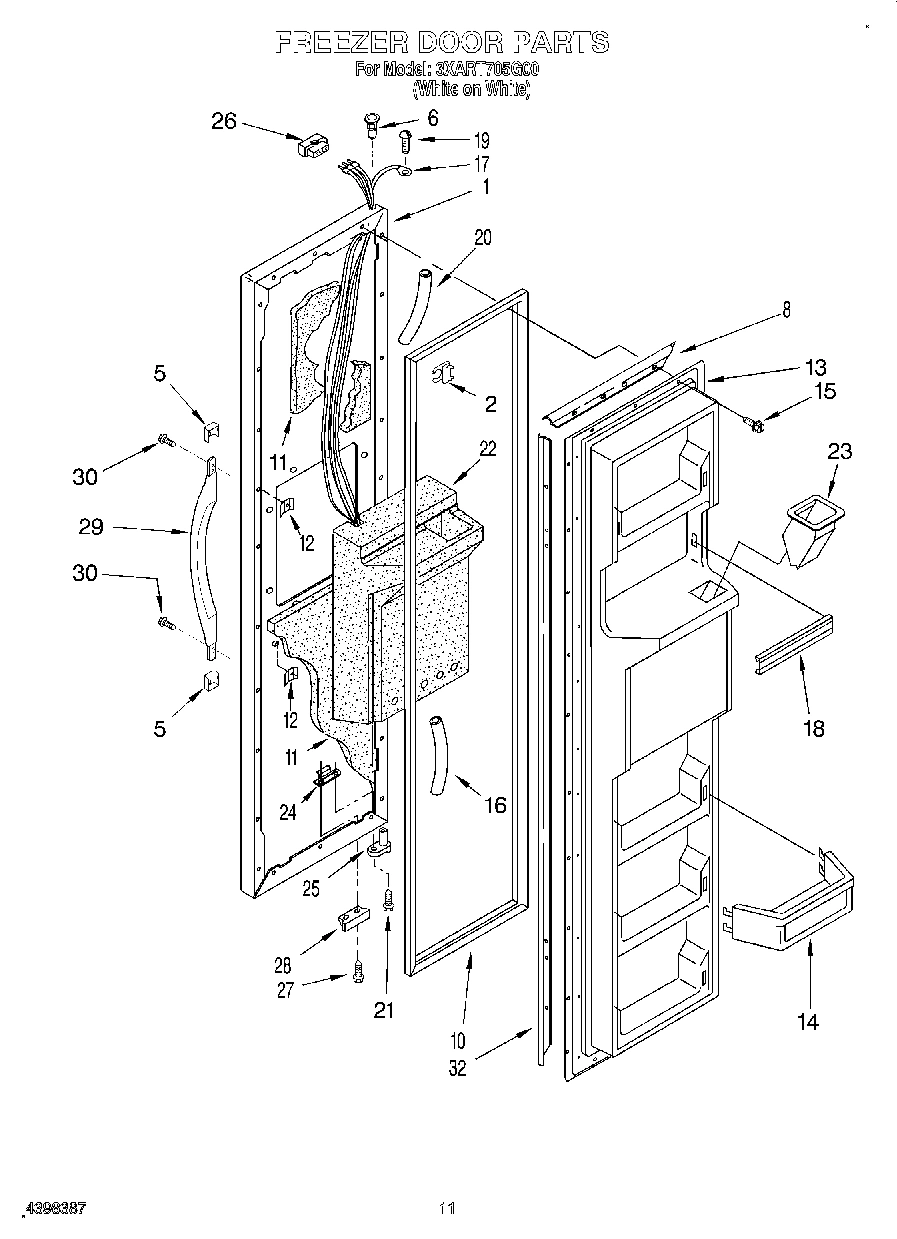 06 - FREEZER DOOR